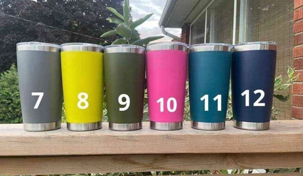 Personalize laser engraved tumbler 20z - Image 3