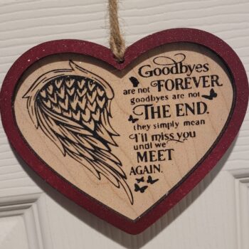 Wooden Memorial Christmas Ornaments